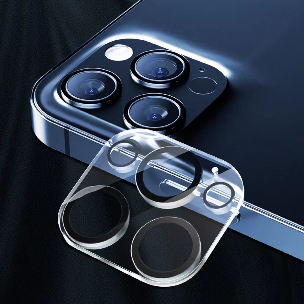 Прозрачная пленка для объектива iPhone 16 с блестками, полное покрытие для Apple 14