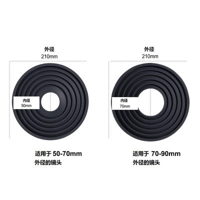 Amazon Hot Sale Hood SLR Camera Lens Blocking Hood Lens Hood Silicone