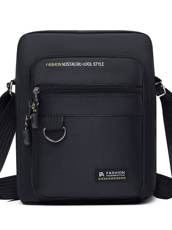 2025 New Fashion Casual Men's Crossbody Bag Multi-Layer Waterproof Oxford Cloth Wallet Trendy Men's Bag Shoulder Bag