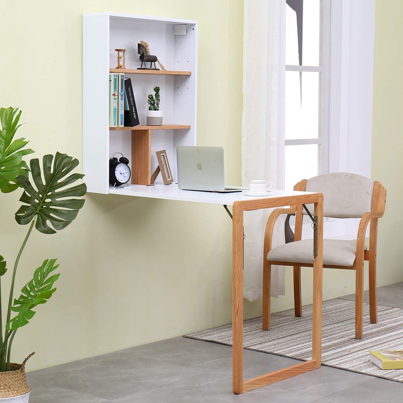 Dining Table Folding Table Home Telescopic Multi-Functional Simple Dining Side Table Corner Warm Wall-Mounted Dining Side Table