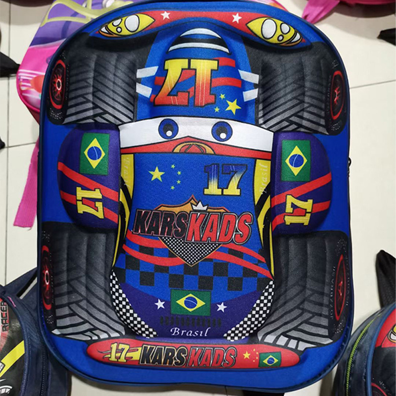 Cross-border cartoon children's schoolbag new kindergarten backpack baby cute backpack trendy boys and girls egg shell bag