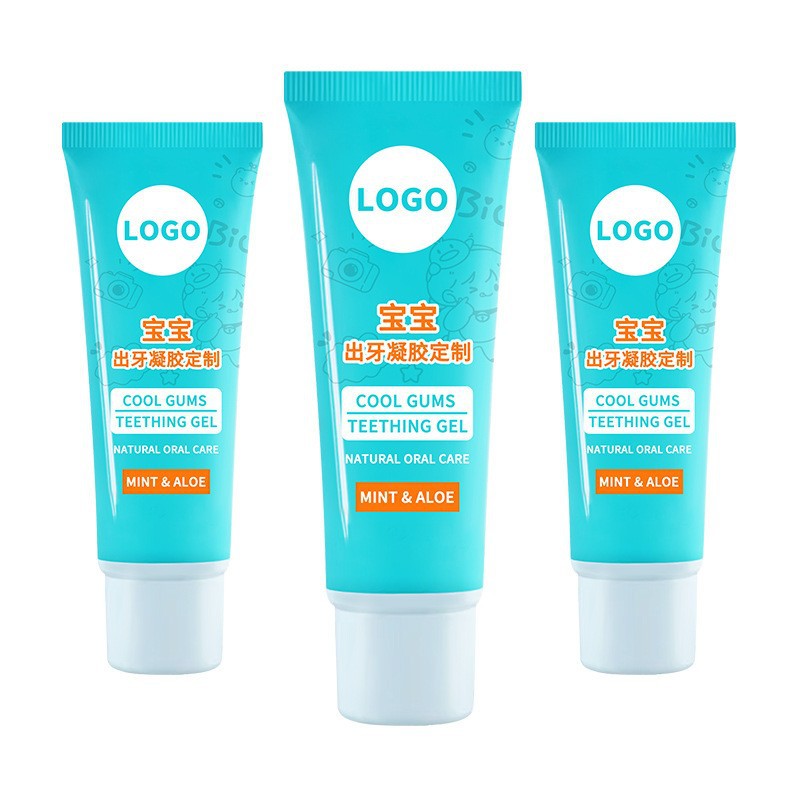 Customized Baby Teething Gum Gel Herbal Additive-Free Baby Deciduous Tooth Pain Relief Gel Gel Processing