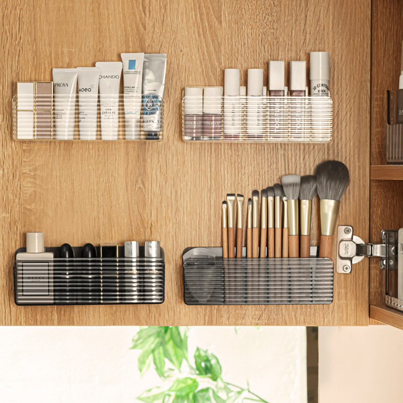 Nachuan wall-mounted lipstick storage box wholesale transparent high-grade makeup brush nail polish cosmetic storage box