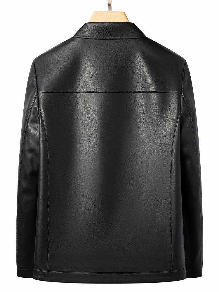 Enobani | Autumn and Winter Hot-Selling Men's Lapel Eco-Leather Jacket. | Thickness Optional 2585
