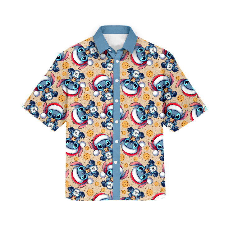 Cross-Border Wholesale Custom Summer Boys and Girls Polo Shirt Digital Printing Process