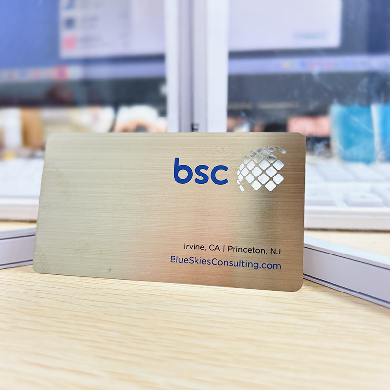 2025 New Personal Business Card Production Creative Card Metal Bronze Medal Personalized Design Business Card Cut Out Design