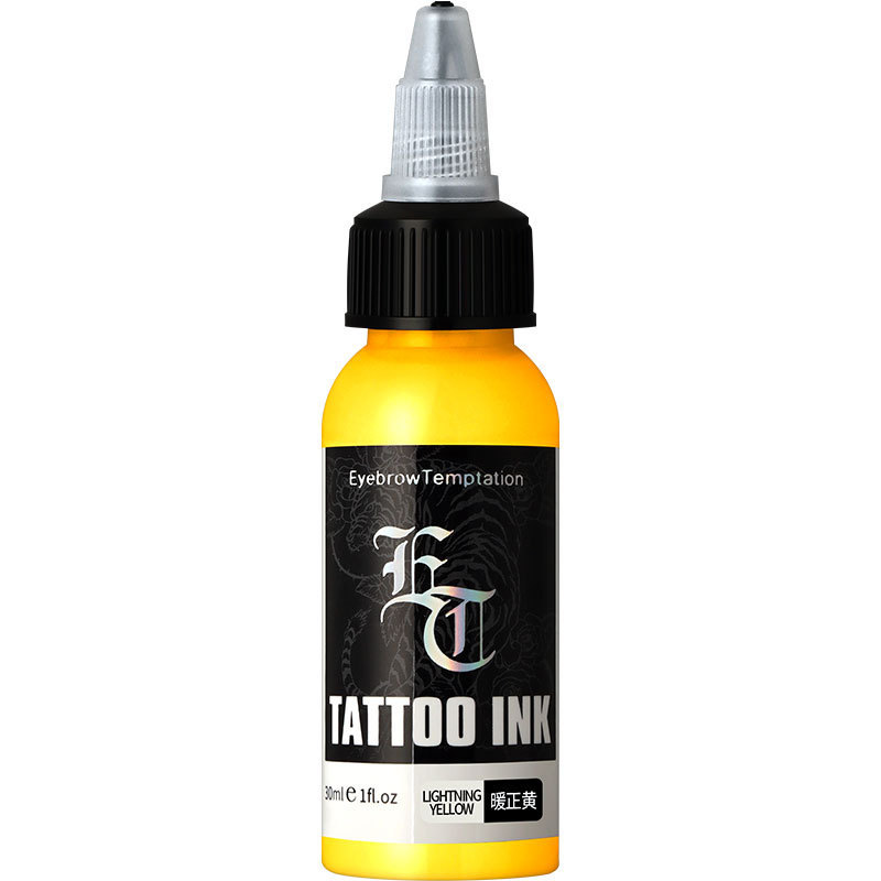 Small tattoo pigment tattoo pigment easy to color color tattoos black genuine goods suit ET tattoo pigment tattoo
