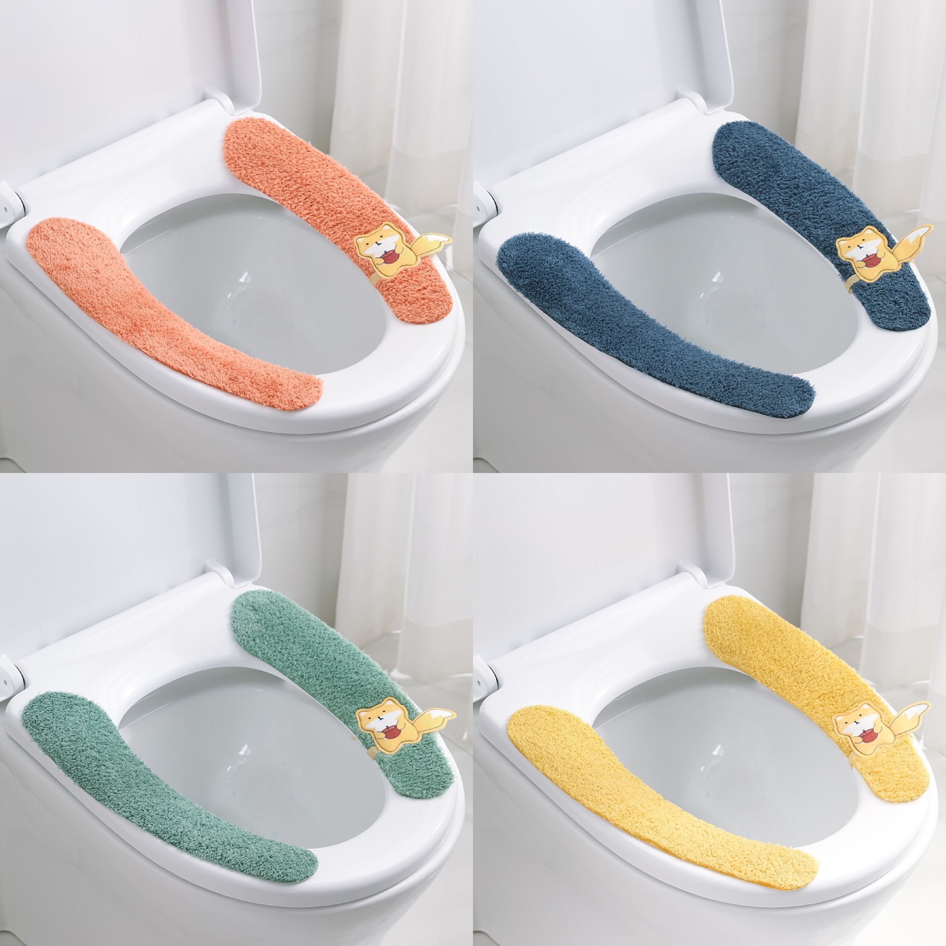 Eva Toilet Cushion Household Toilet Cushion Aromatherapy Toilet Cushion Four Seasons Universal Cartoon Toilet Sticker Waterproof Toilet Cover