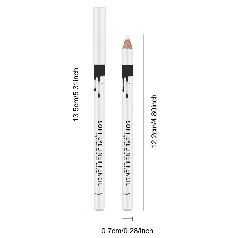 Cross-border beauty makeup log lying silkworm white eyeliner high-light pen studio beginner eyeliner glue pen waterproof non-blooming