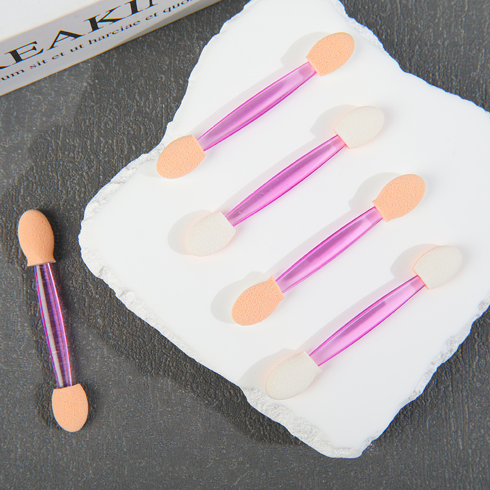 Малый стик для теней, мини двусторонняя латексная кисть для теней, кисть для маникюра, бьюти приборы оптом