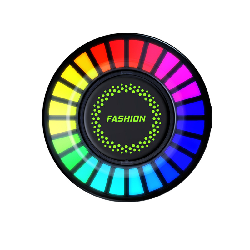 New Car Sound Pickup Atmosphere Light Rgb Aromatherapy Voice-Controlled Music Rhythm Atmosphere Douyin Popular Cool Rhythm Light