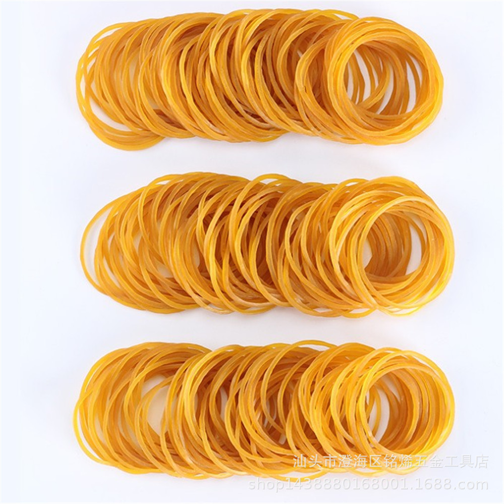 Yellow rubber ring color high temperature resistant rubber band leather band rubber tools classification rubber band office wholesale