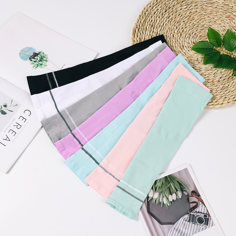 Summer Cycling Ice Silk Sleeves Sun Protection Ice Silk Sleeves for Men and Women Driving Ice Sleeves Wholesale Full Printing Custom Logo