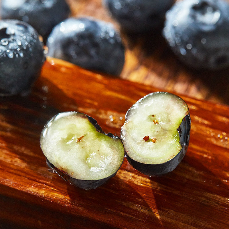 Fresh Blueberries in Stock, Freshly Picked, Ready-To-Eat Baby Food Supplement Boxes, Factory Wholesale