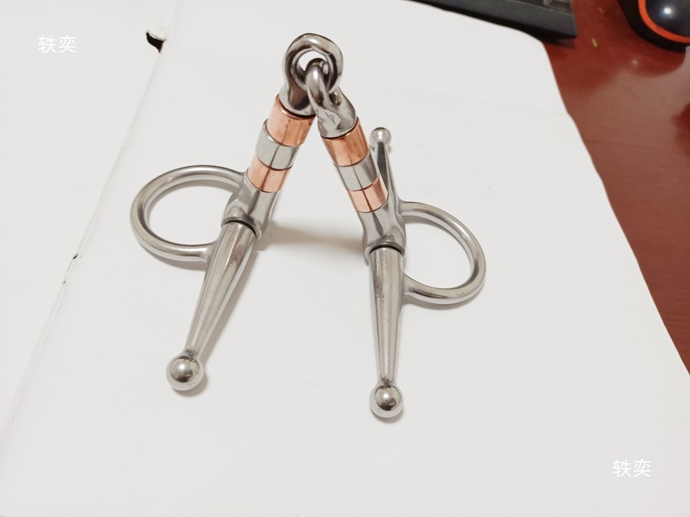 304 Stainless Steel Copper Tube Pony Dwarf H-Shaped Horse Bit 115mm Horse Bit