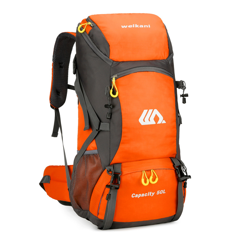 Weikani New Cross-Border Outdoor Sports Backpack Mountaineering Bag 50L Men's and Women's Hiking Camping Style Bag Travel Backpack