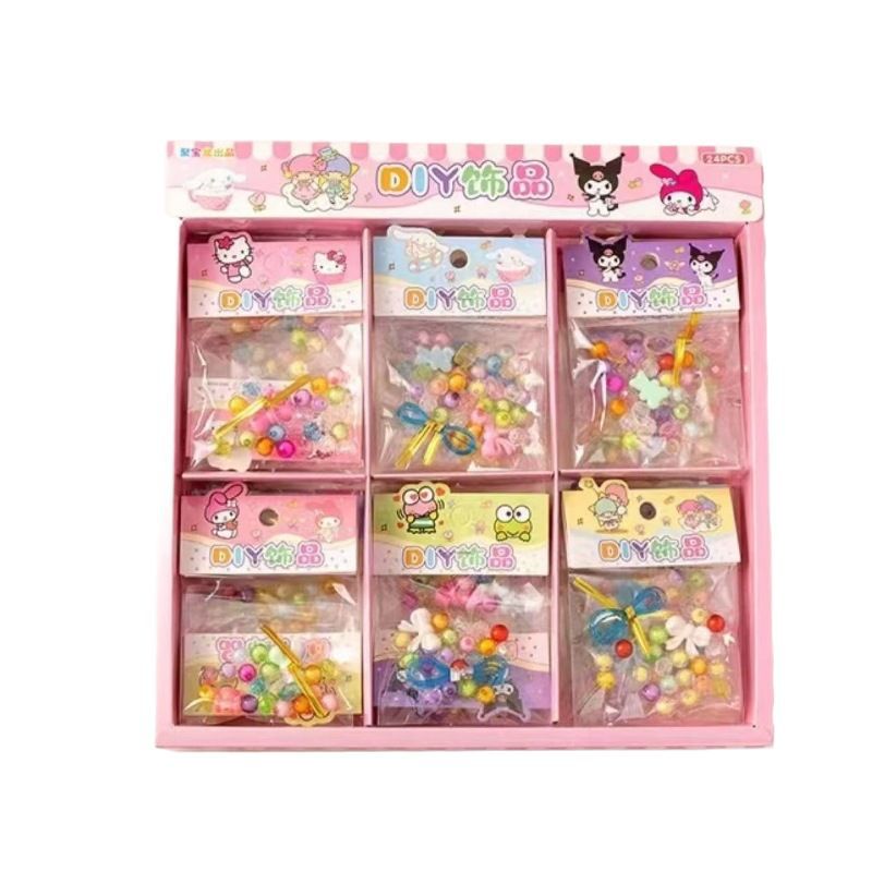 Children's Jewelry DIY Handmade Homemade Bracelet Beaded Student Reward Kidsren's Educational Toys Gifts Wholesale