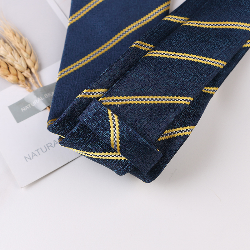 Men's Trendy Business 7cm Hand Tie Tie Casual Dress Professional Suit Accessories Factory Direct Wholesale