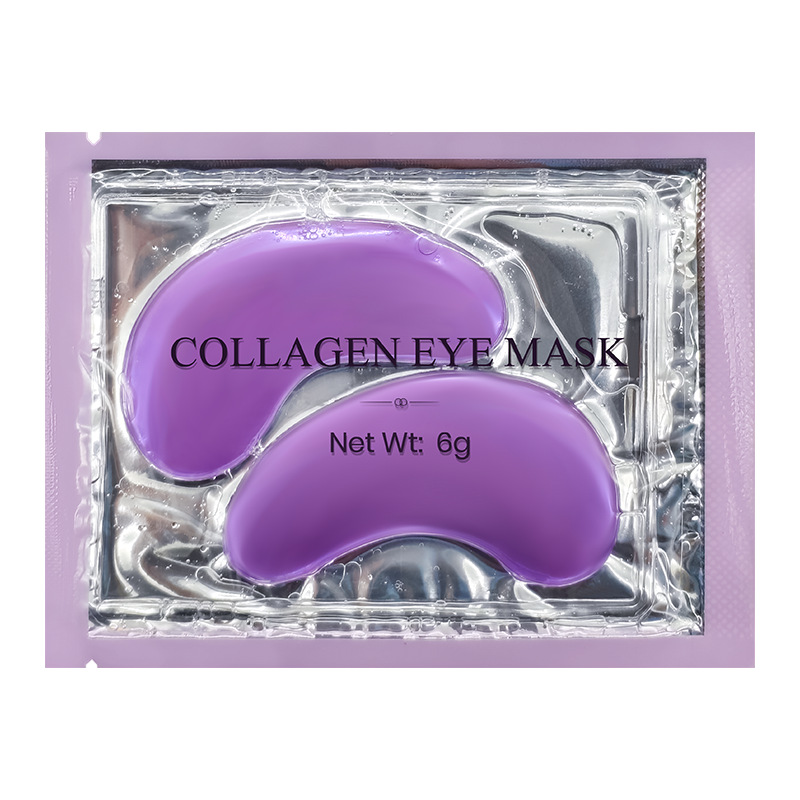 Cross-border Eye Care Lavender Compact Light Pattern Eye Mask Eye Bag Patch Turmeric Brightening and Moisturizing Eye Mask Patch
