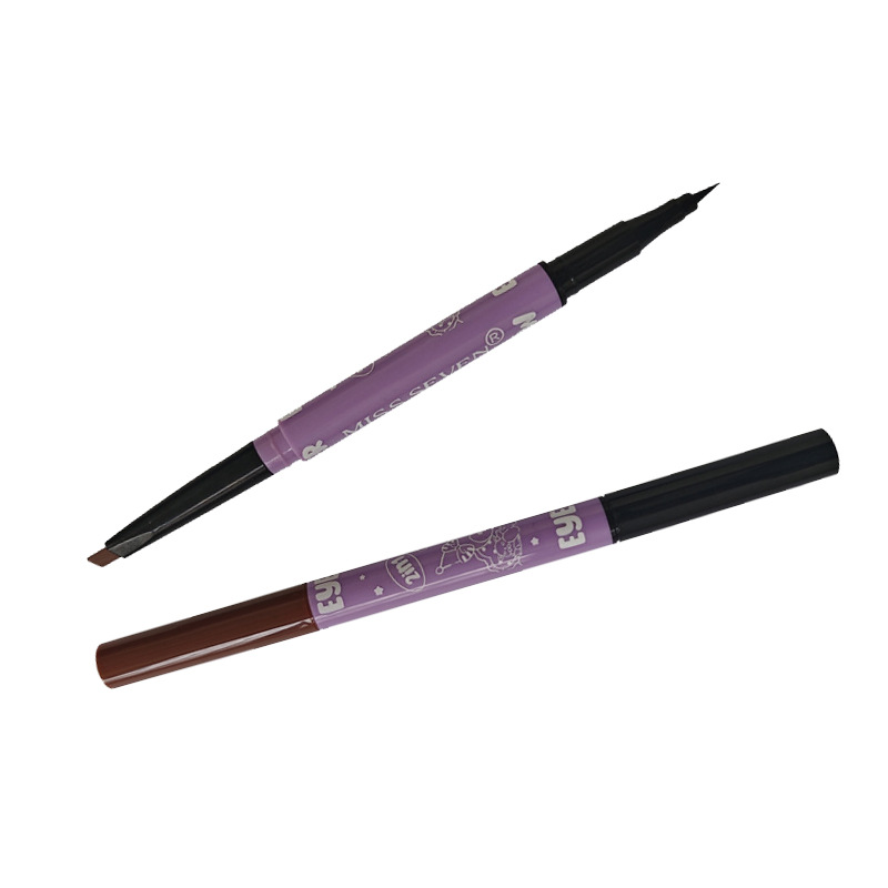 Foreign trade dual-use factory double eyebrow pencil automatic rotation sketch wild eyebrow manufacturers direct supply rotation eyebrow pencil eyeliner