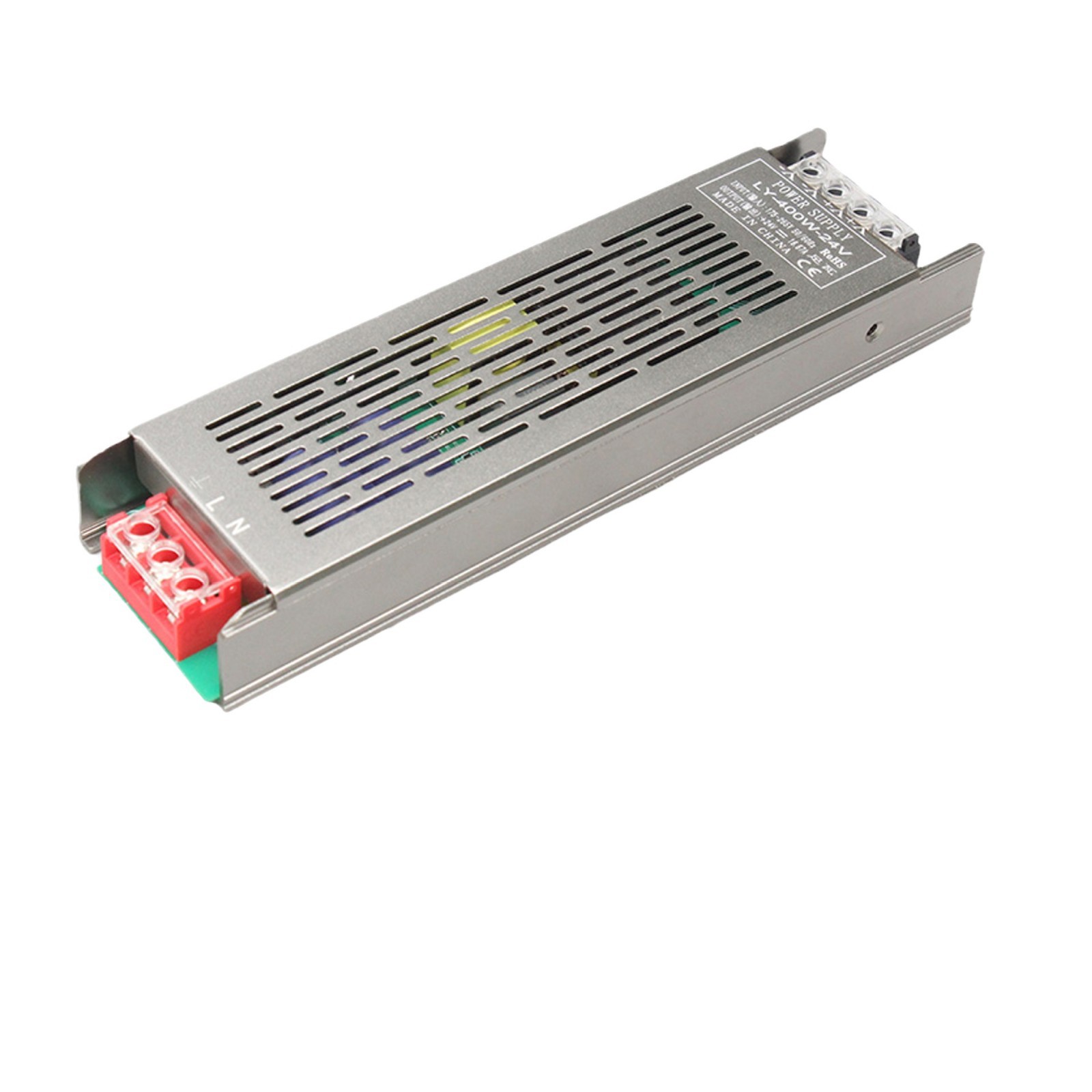 Led lamp with transformer 220V to 12V24V constant voltage drive linear cabinet light box black diamond switching power supply