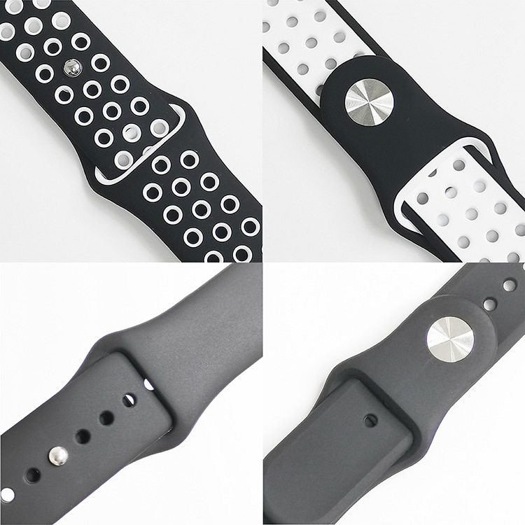 Для Apple Watch Ultra 9876543210 поколения SE, Nike, плетёный ремешок с силиконовым покрытием