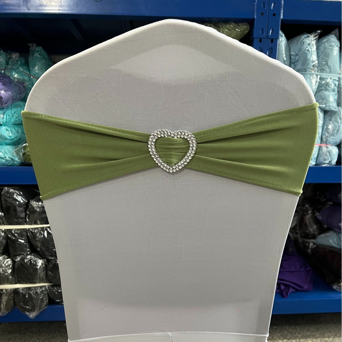 Tie-free elastic chair cover chair back flower bow hotel wedding exhibition banquet props elastic strap chair back decoration