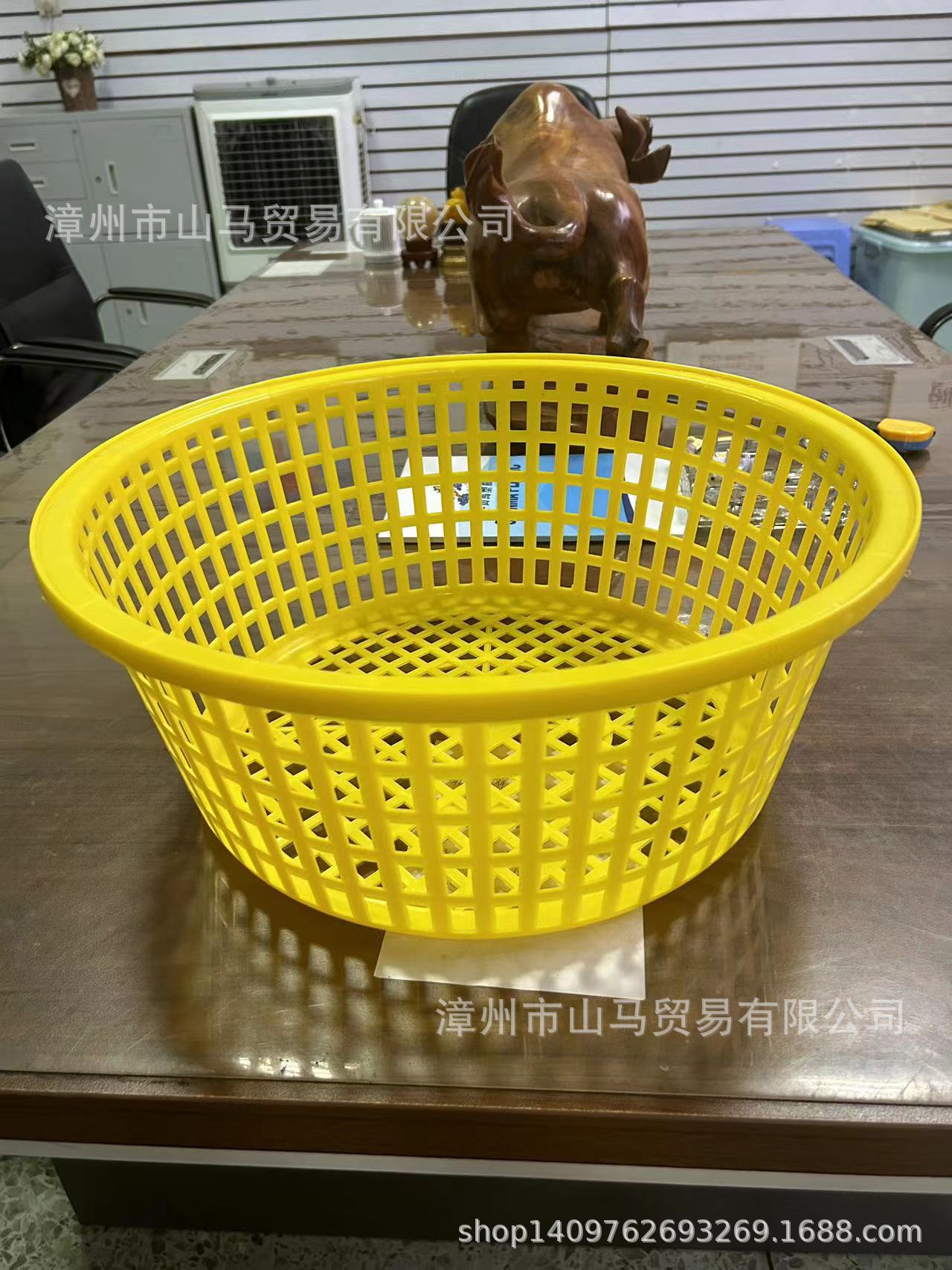 Одноразовая пластиковая корзина для морепродуктов, круглая упаковка для аквакультуры, транспортировочная корзина для креветок и крабов