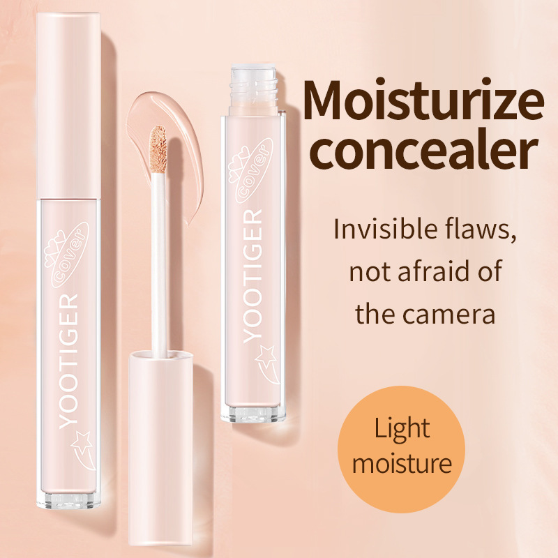 [Export/Cross-Border Yootiger Only] Lightweight, Soft, Oil-Controlling, Moisturizing, Non-Easy to Remove Makeup Concealer 1086