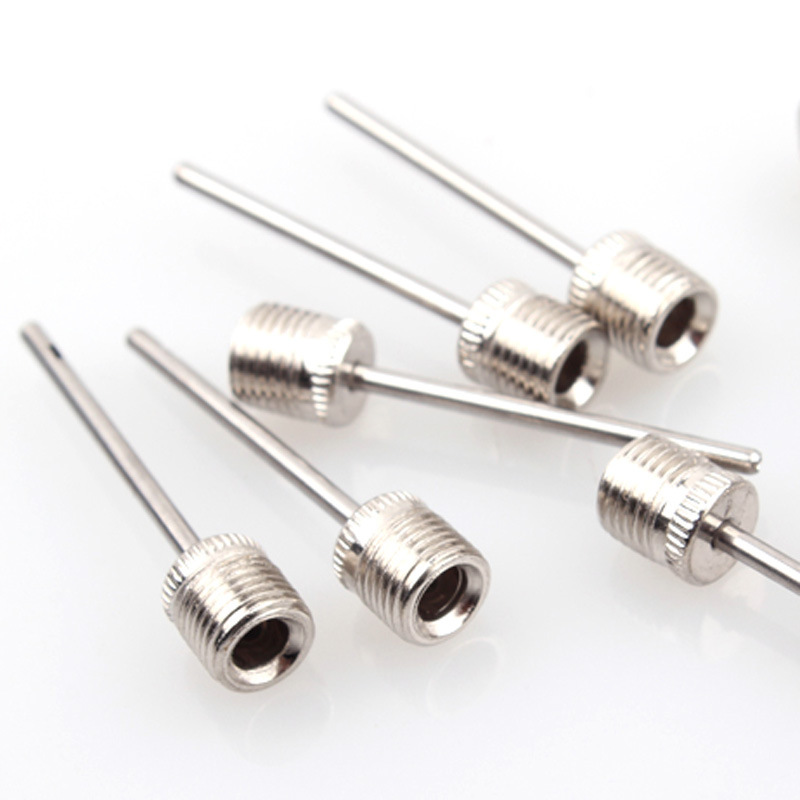 Customized Air Needle Ball Needle Basketball Volleyball Football Air Needle Metal Stainless Steel Inflatable Needle Pump Matching Air Needle