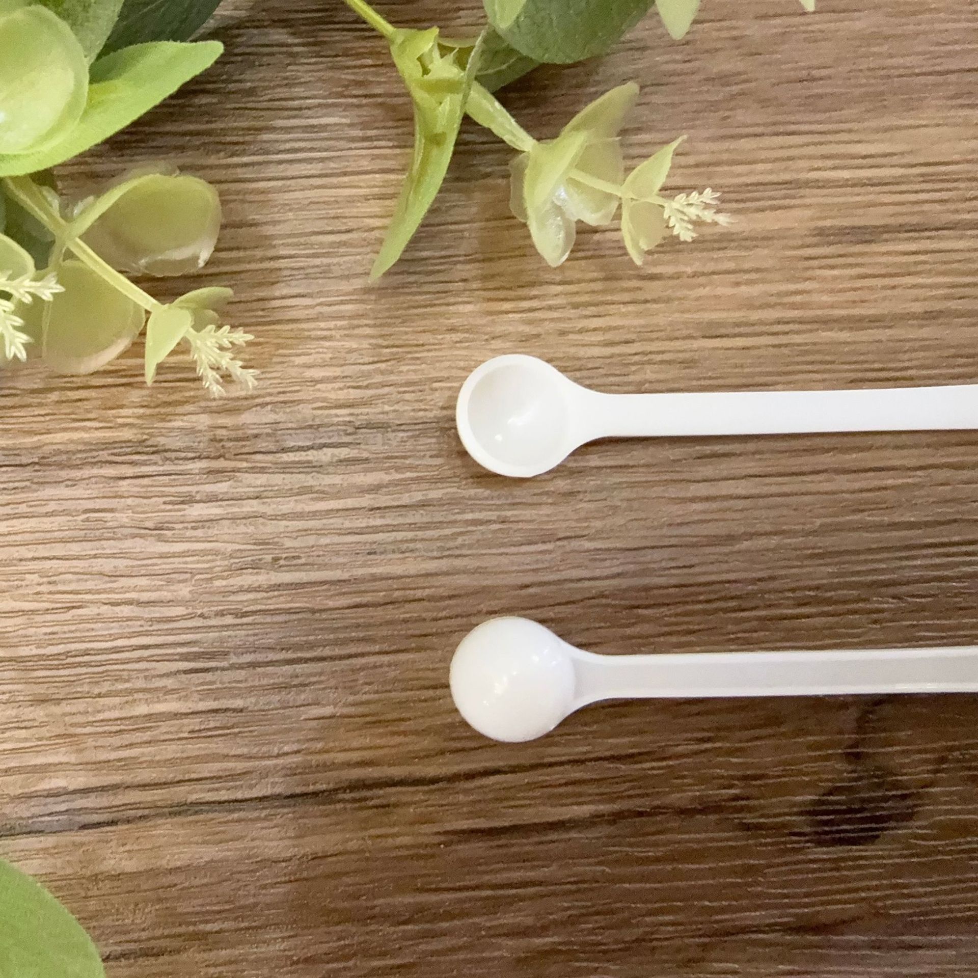 0.25g 0.5ml Long-Handled Pp Toy Spoon Small Medicine Powder Spoon Zy11034 Special for Medicine Powder