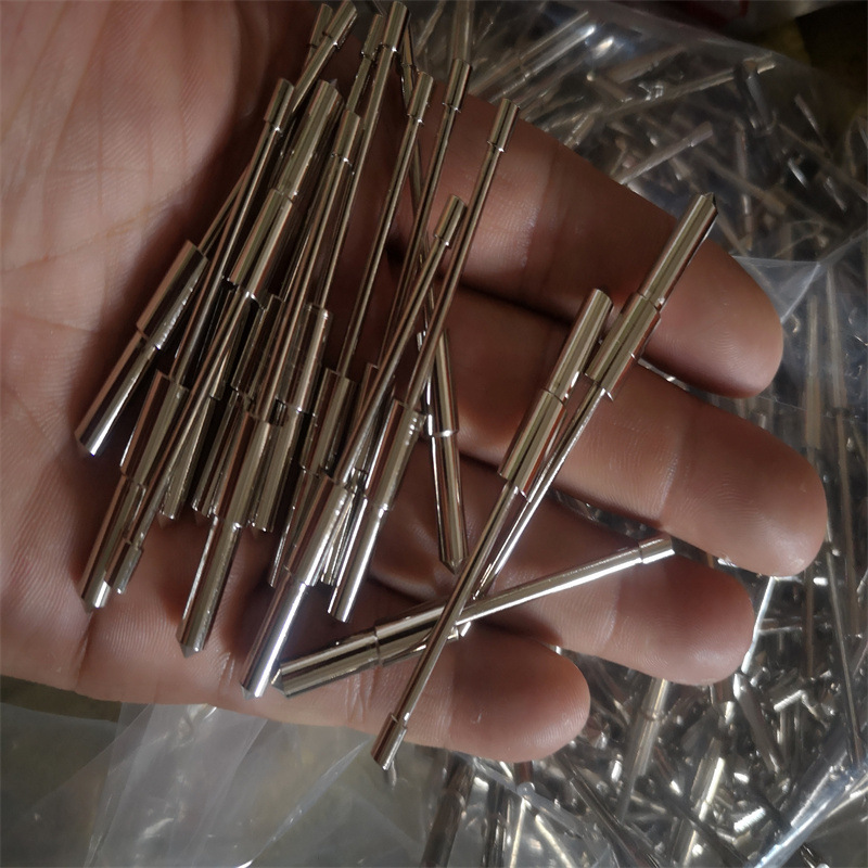 Stainless Steel Rod Cnc Processing Round Head Sharpened Head 304 Stainless Steel Rod Lathe Cnc Hardware Manufacturer in Dongguan