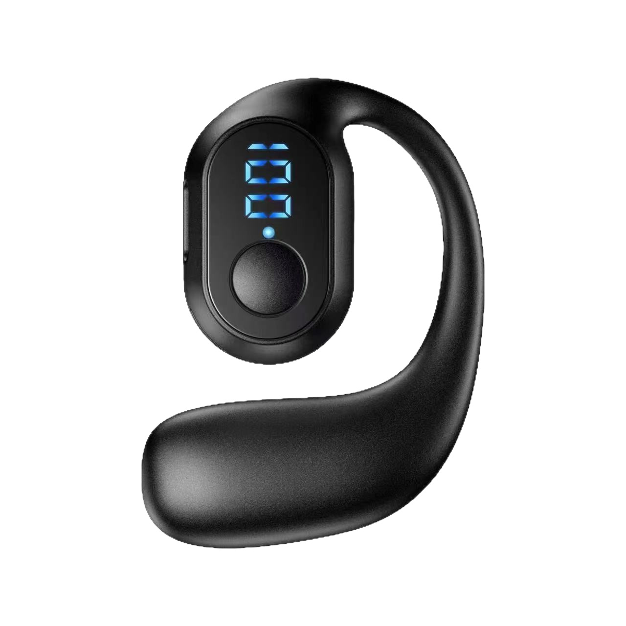 Ows True Wireless Bluetooth Earphones Bone Conduction Over-Ear Non-In-Ear Noise Reduction Sports Style Cross-Border Hot-Selling Digital Display