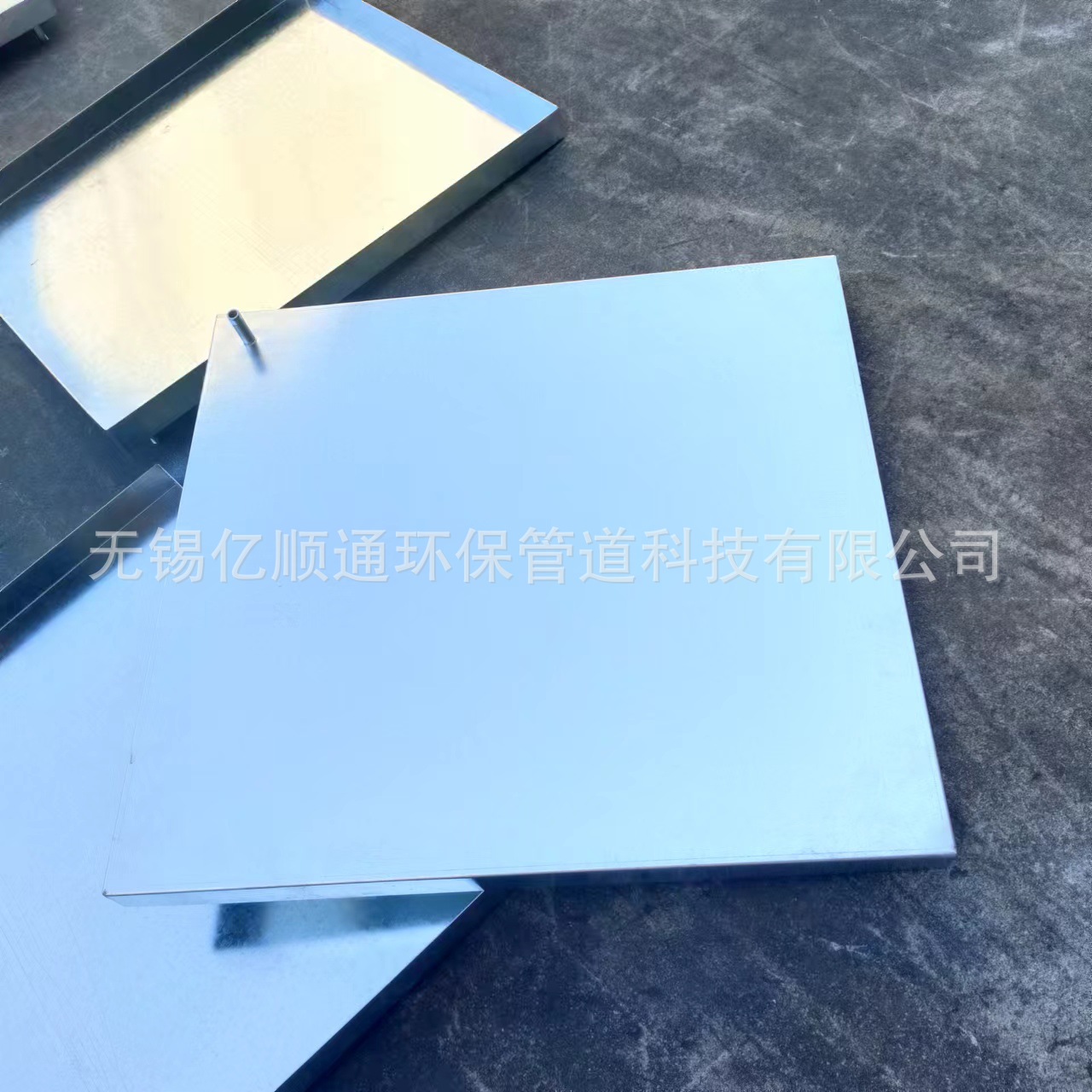 Wuxi factory galvanized oil tray stainless steel sink Q235 carbon steel oil tray waste oil plate 304 tableware plate
