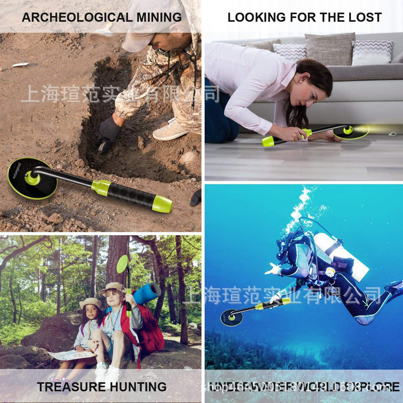 Fully Waterproof Underwater Metal Detector Diving Special Cable Detector Gc2008