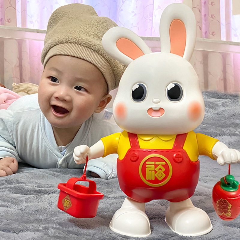 Электрическая танцующая игрушка для детей, робот с огнями и музыкой