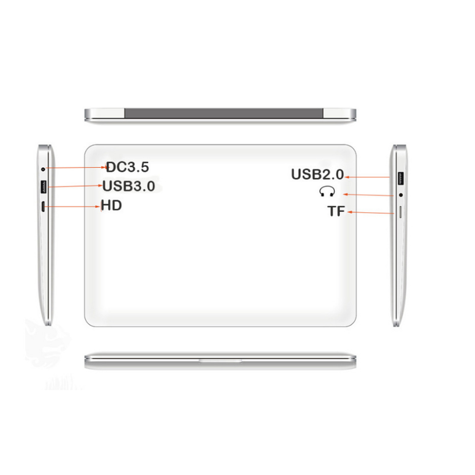 10.1-inch quad-core Z8350 WIN10 netbook computer Windows10 system Mini Netbook