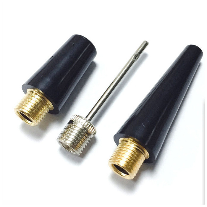 Metal air nozzle three-piece car air pump air nozzle accessories plastic air nozzle iron needle ball needle air needle
