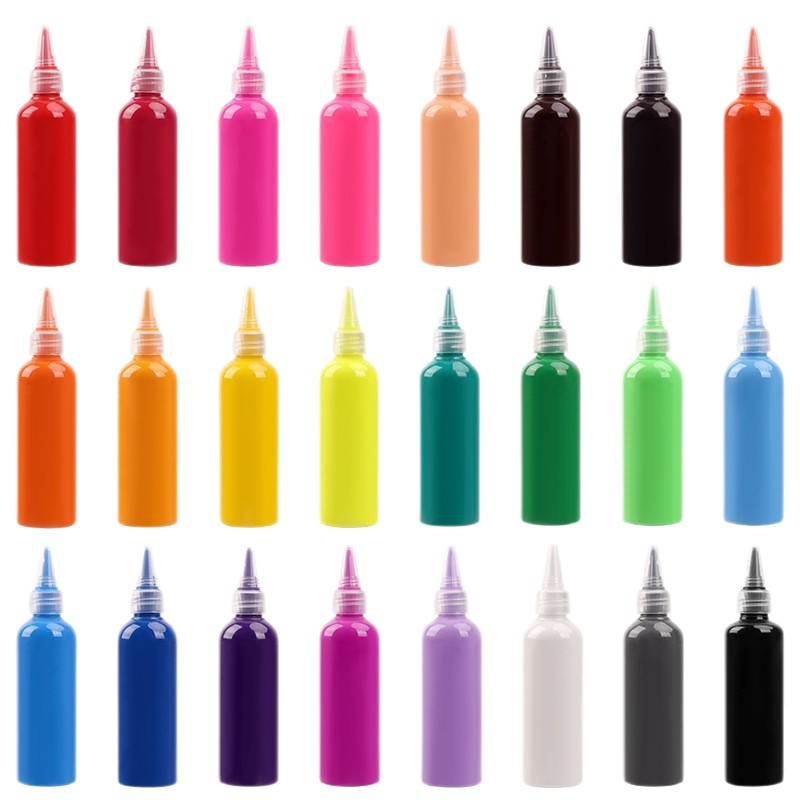 Acrylic Paint 100ml Kidsren's Painting DIY Waterproof Plaster Doll Paint Watercolor Gouache Acrylic Paint Set