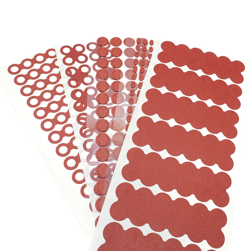 Manufacturer's Lithium Battery Highland Barley Paper Connecting Piece Flame Retardant and High Temperature Resistant Highland Barley Paper Insulating Gasket Red Steel Paper Customized Size
