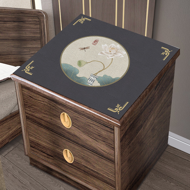 Китайское силиконовое покрытие для прикроватного стола, простое покрытие для микроволновой печи, полотенце для прикроватного пыли, накладка для холодильника