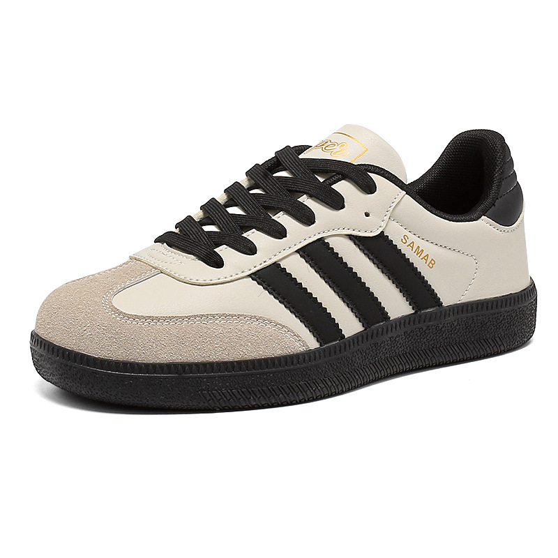 Long Foot National Trendy Men's Shoes Ins Trendy Brand Niche Retro Thick-soled Low-top German Training Shoes All-match Casual Board Shoes for Female Students