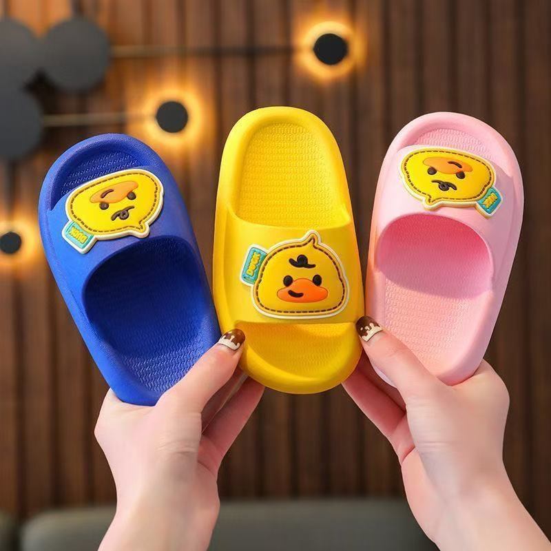 Тапочки для малышей 1,5-2 года для мальчиков и девочек летние детские сандали нескользящие