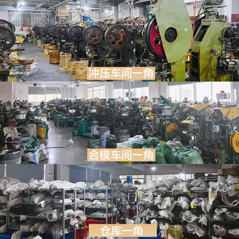 Copper gas eye buckle hollow round double-sided chicken eye buckle shoe eye buckle metal button