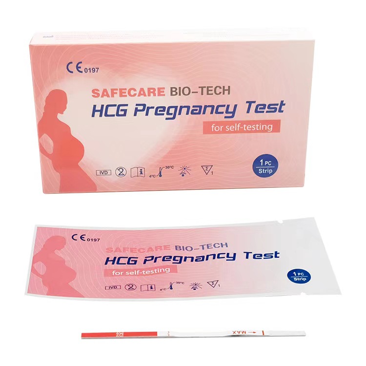 Cross-Border English Packaging African Test Paper Hcg Pregnancy Test Pregnancy Test Stick Pregnancy Test Strip Pregnancy Test Urine Blood Test Accurate Test