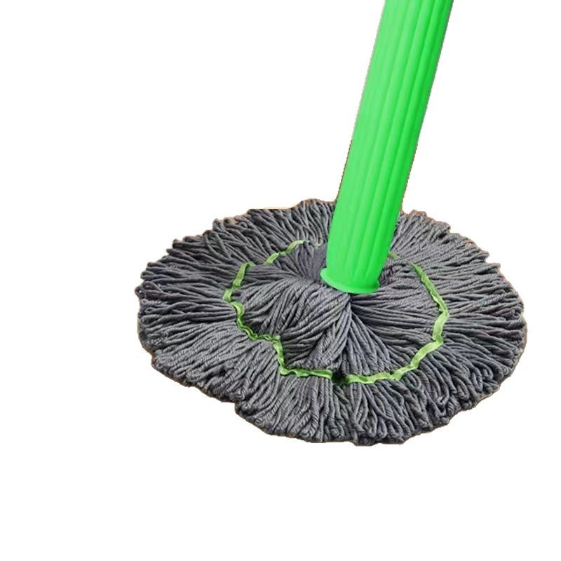 Hand-Free Upgraded Bamboo Fiber Self-Twisting Water Rotating Mop Household Lazy Hand-Free Mop Mop Clean Big Mop