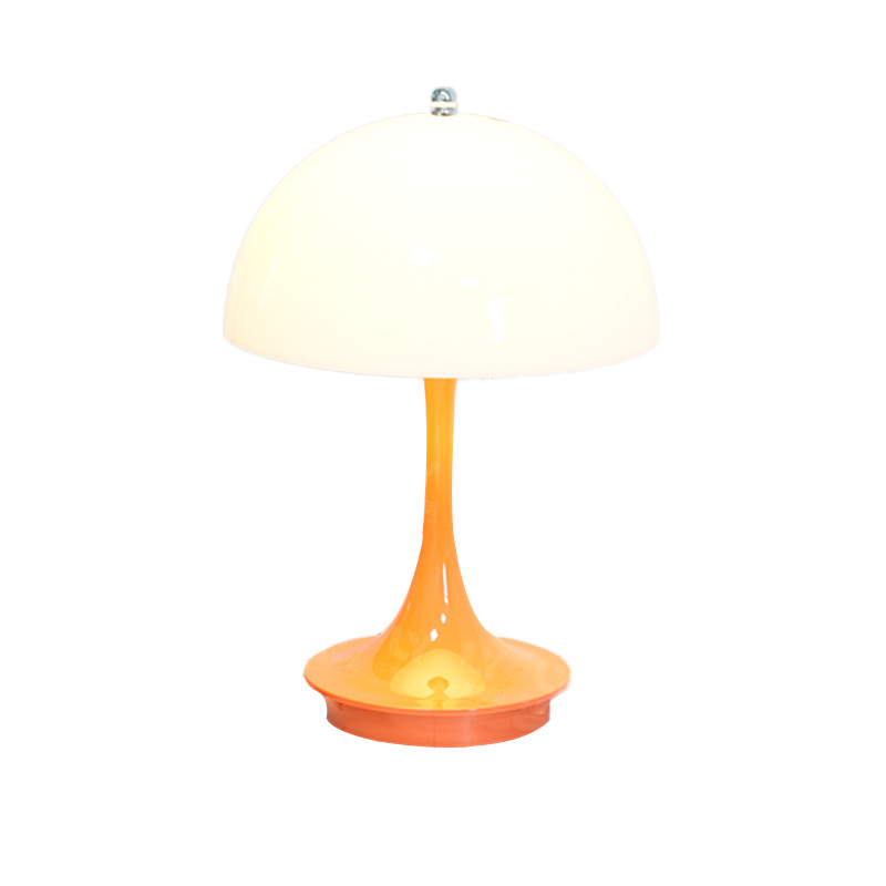 Danish Modern Pantila Rechargeable Table Lamp Living Room Sofa Designer Simple Bedroom Study Mushroom Creative Table Lamp