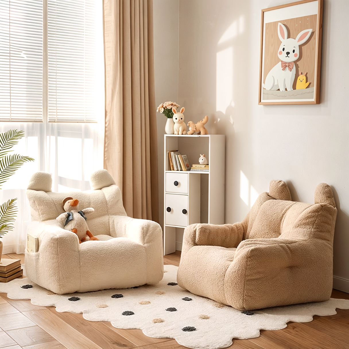 Children's Lazy Sofa Mini Baby Sofa Single Cartoon Chair Cute Baby Photo Special Feeding Recliner