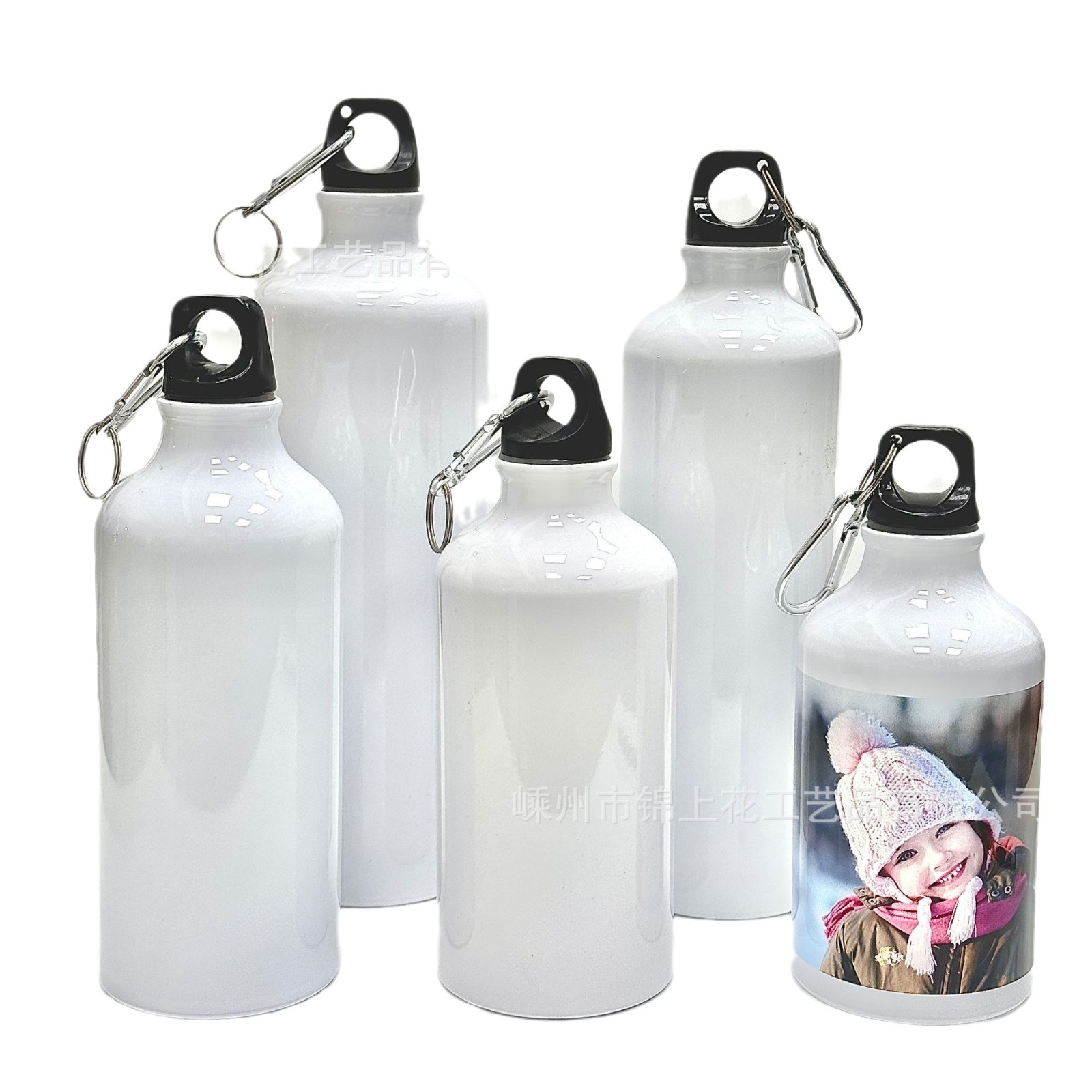 Thermal Transfer Water Kettle Manufacturer Direct Sales Wholesale Blank Printable 500ml Portable Carabiner Direct Drinking Cup Lightweight