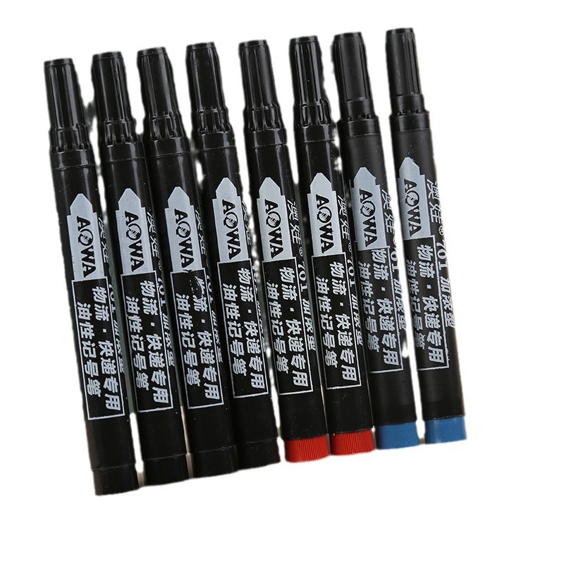 701 Thickened Oily Large-Head Marker Pen Does Not Fade and Cannot Be Erased Large-Capacity Oily Pen Factory Direct Sales Wholesale
